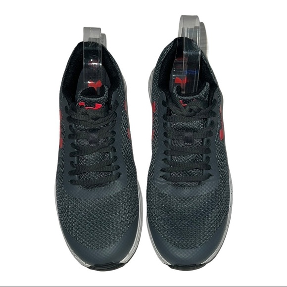 Under Armour Grade School Surge Gray Pink Running Shoes - Picture 3 of 10